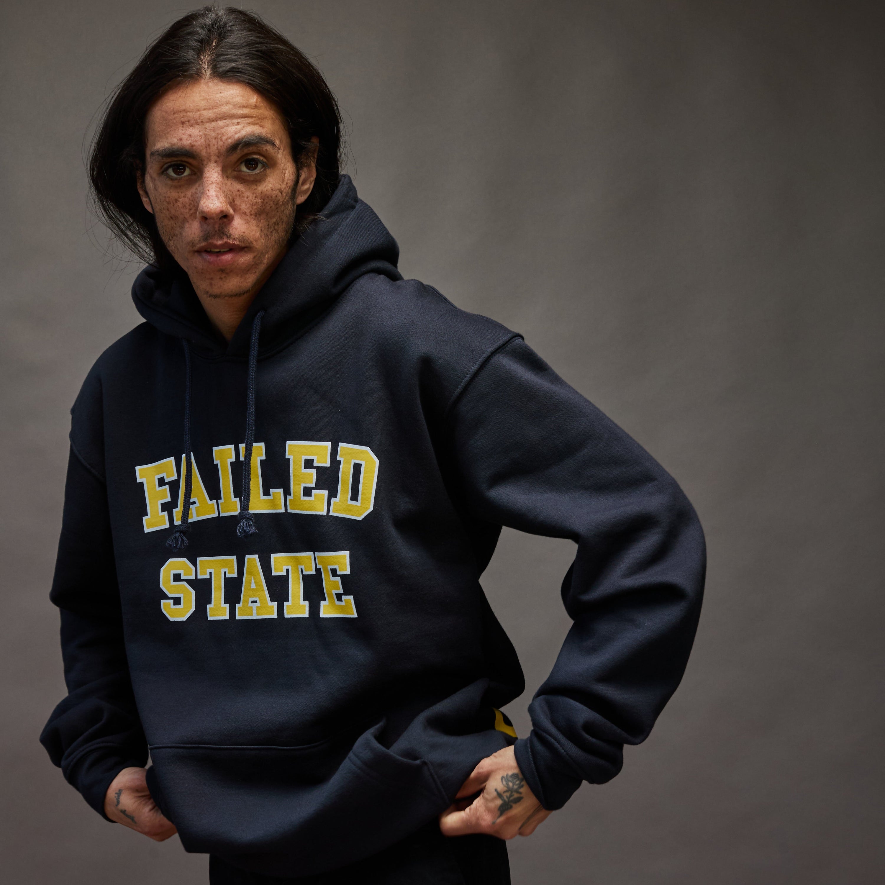 100% USA MADE: FAILED STATE WOLVERINES HOODIE