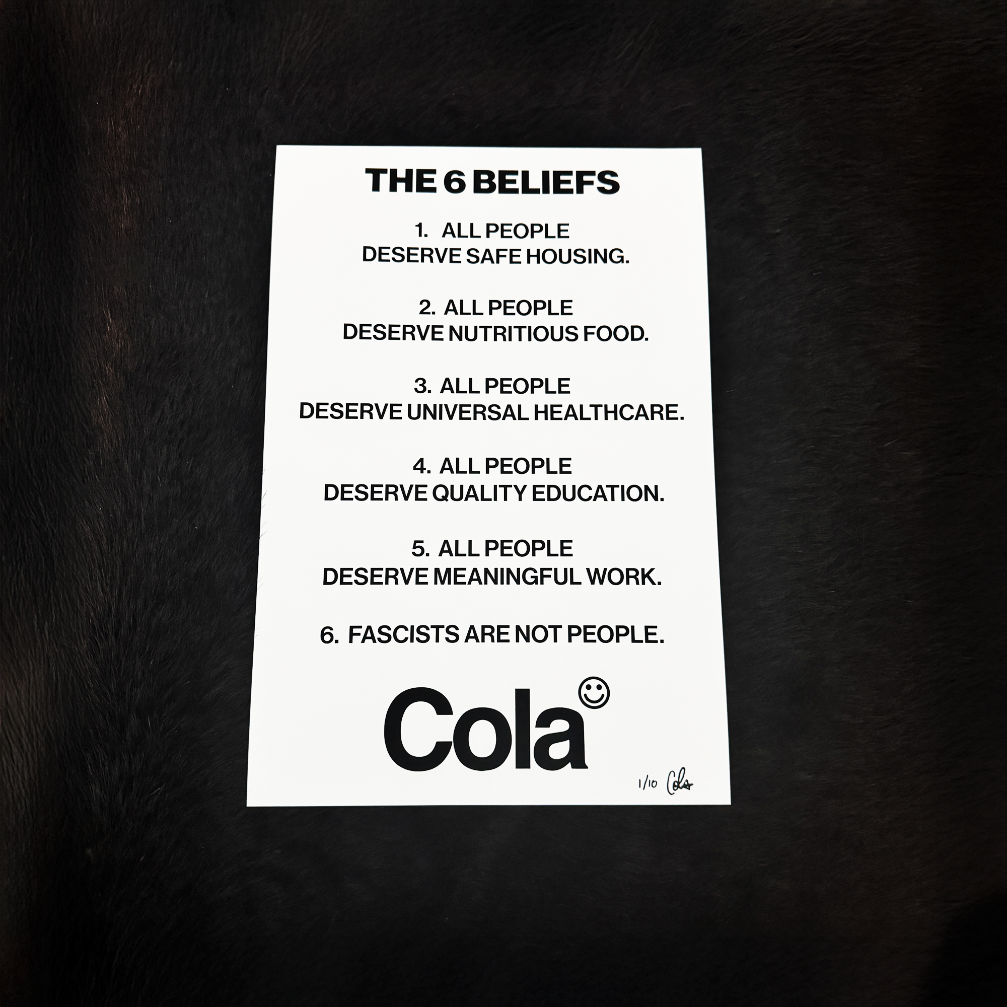 GICLÉE PRINT: THE 6 BELIEFS