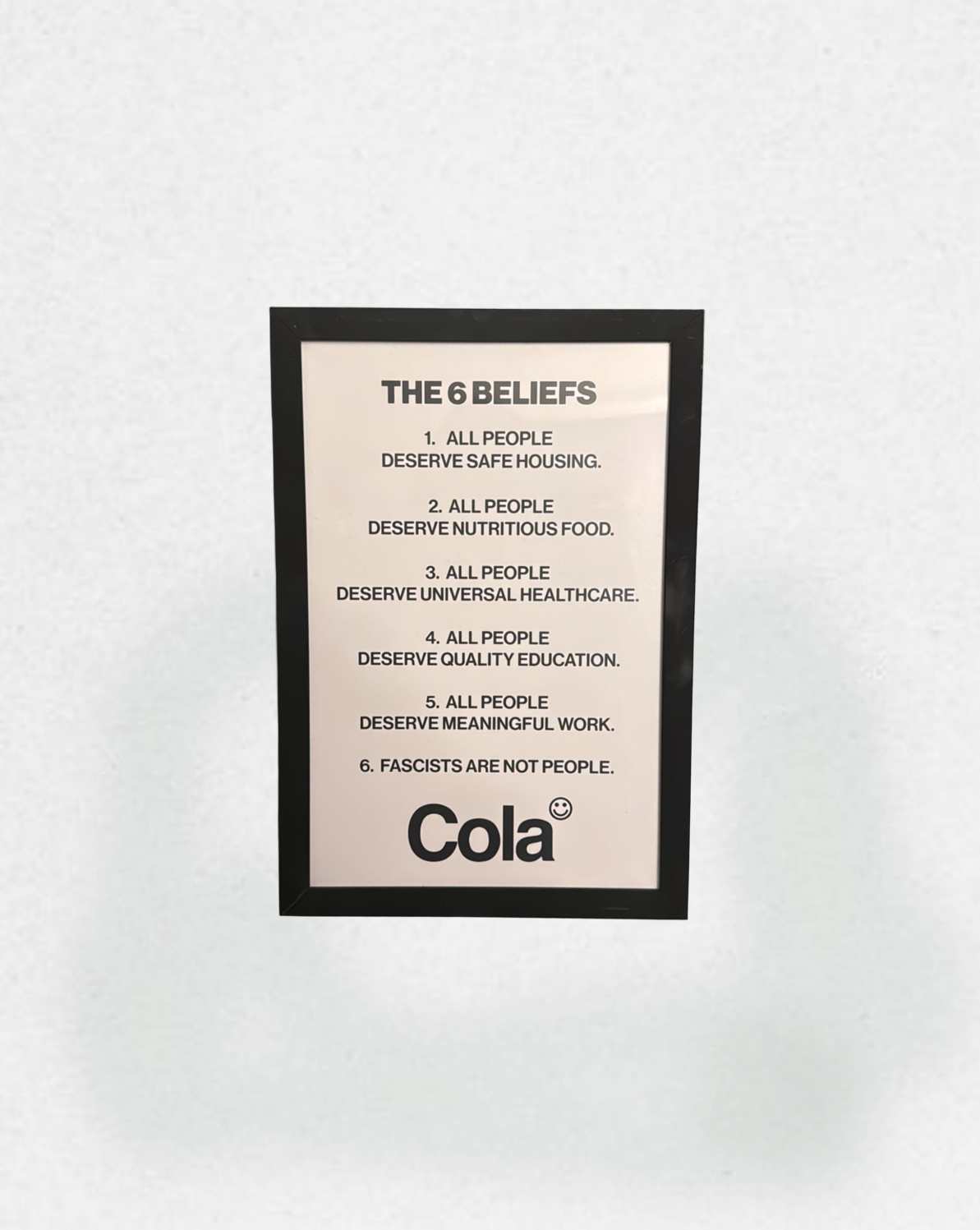 GICLÉE PRINT: THE 6 BELIEFS