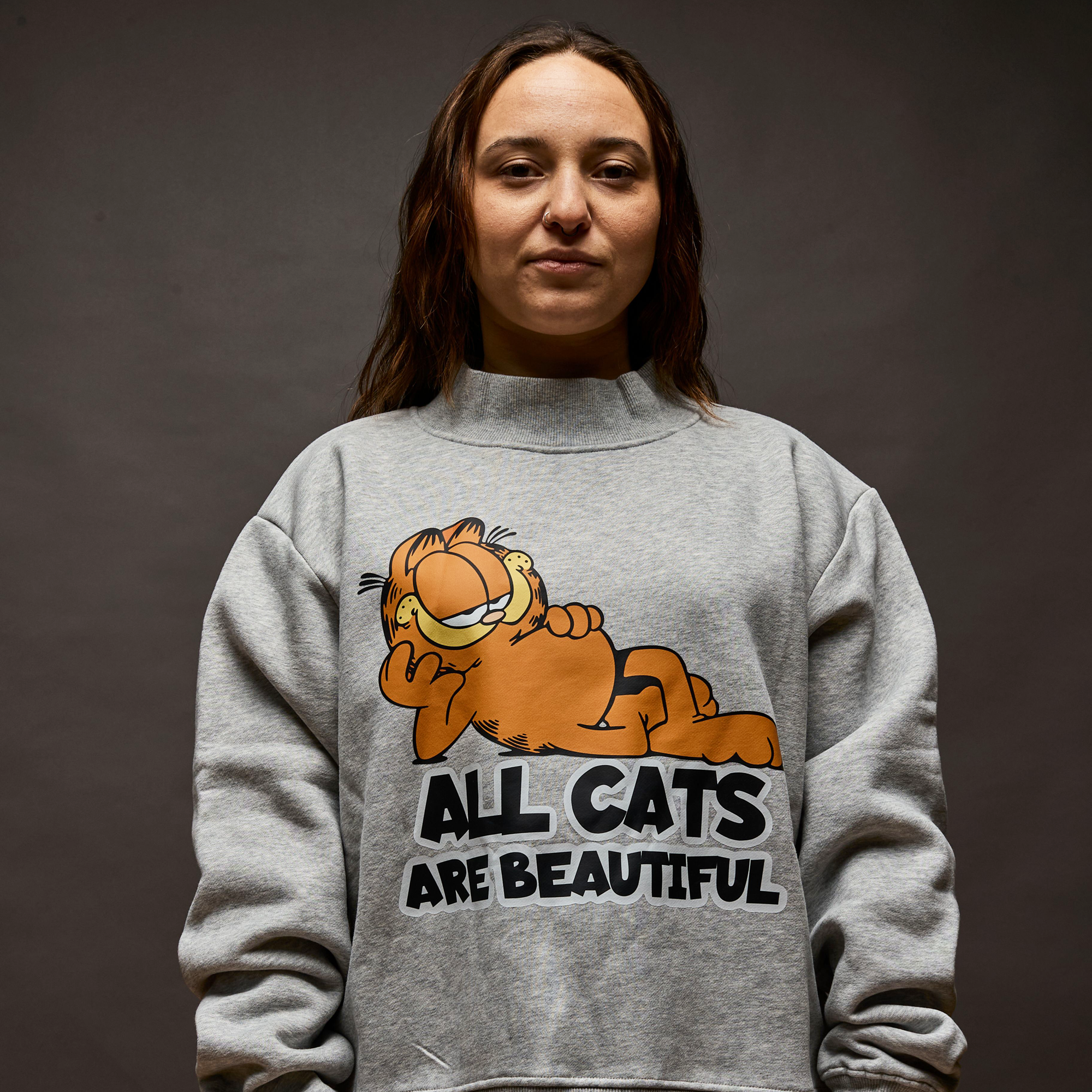 ALL CATS ARE BEAUTIFUL MOCK NECK