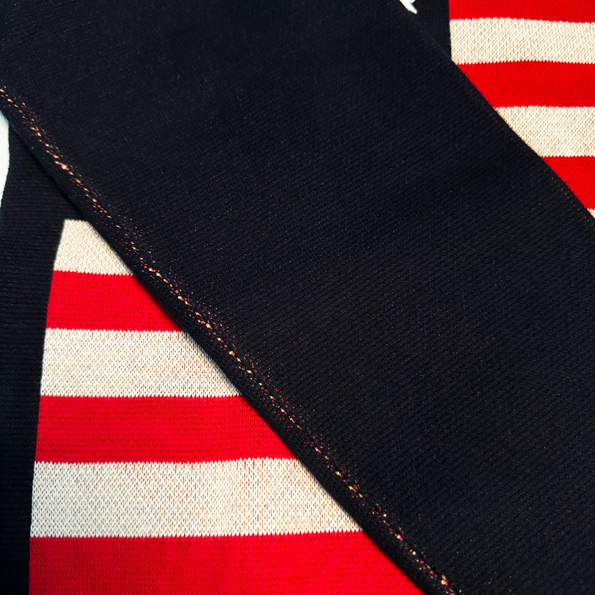 1A SPARKS: BIRDSEYE JACQUARD KNIT SWEATER