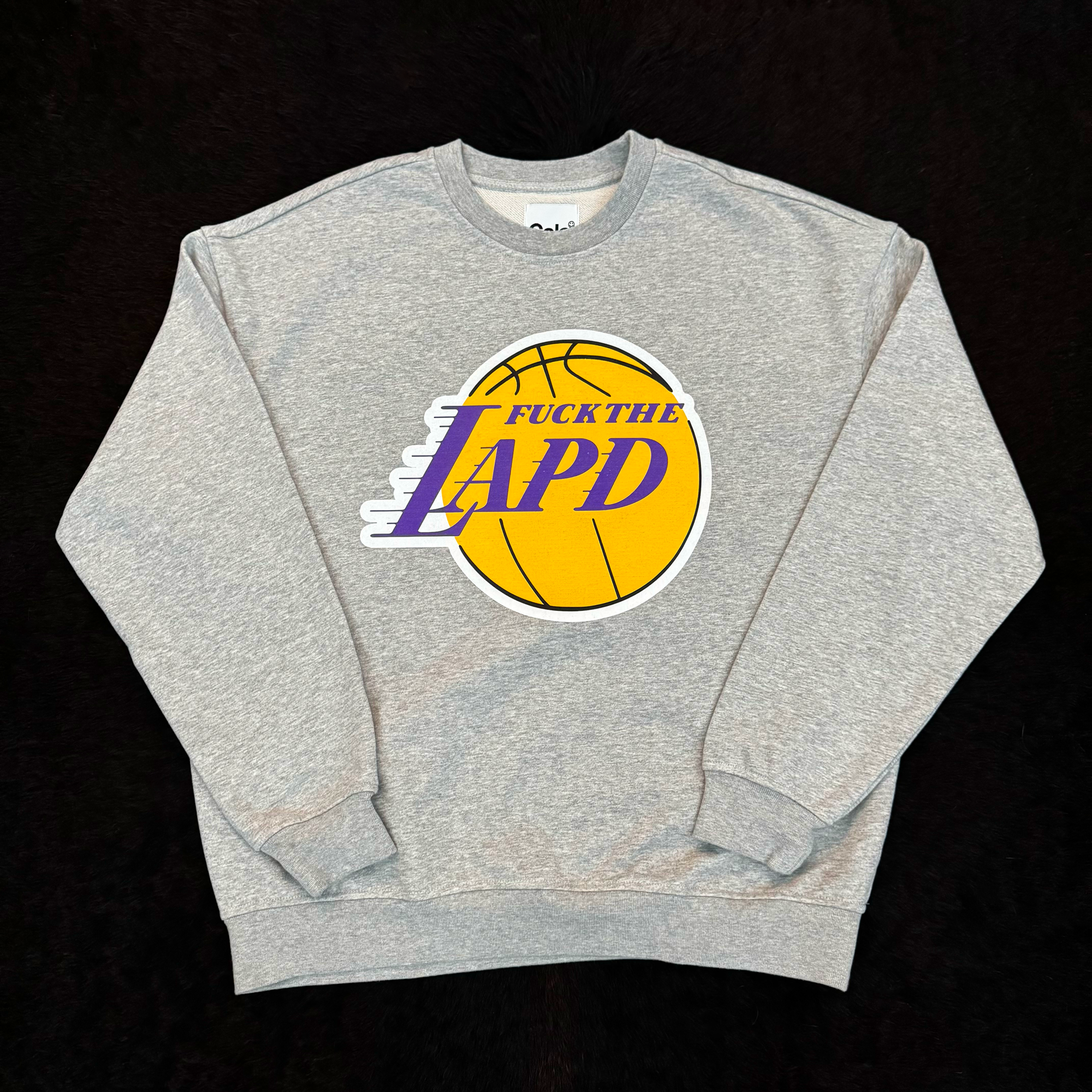 FUCK THE LAPD CREWNECK SWEATSHIRT