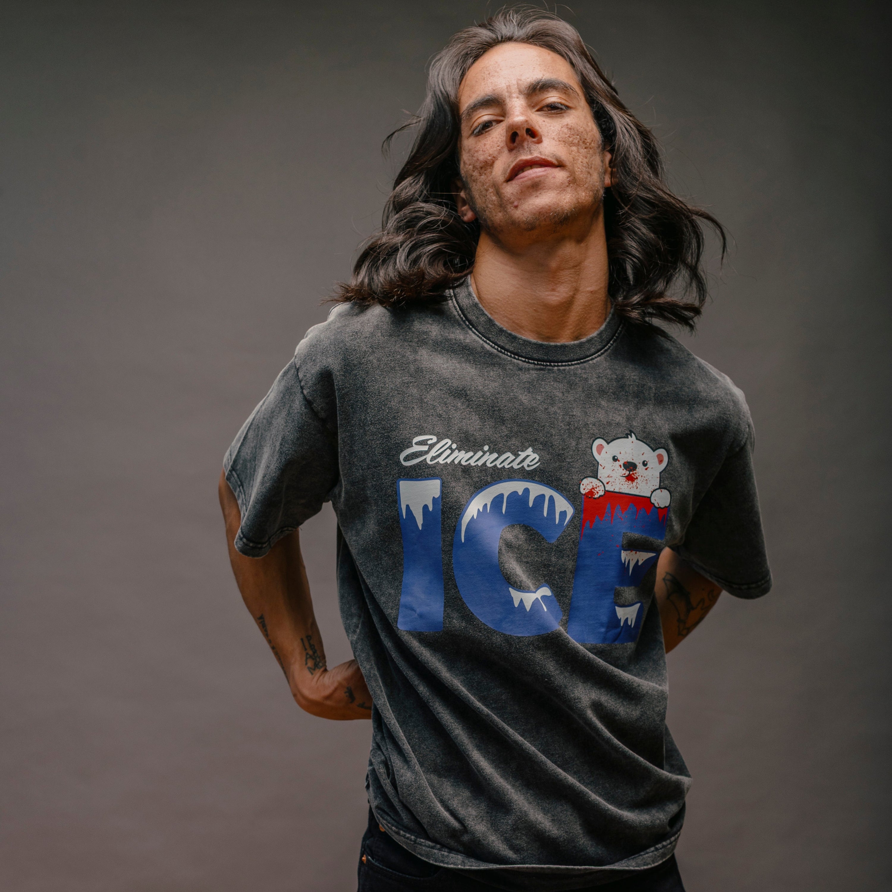 ELIMINATE ICE TEE: ACID WASH