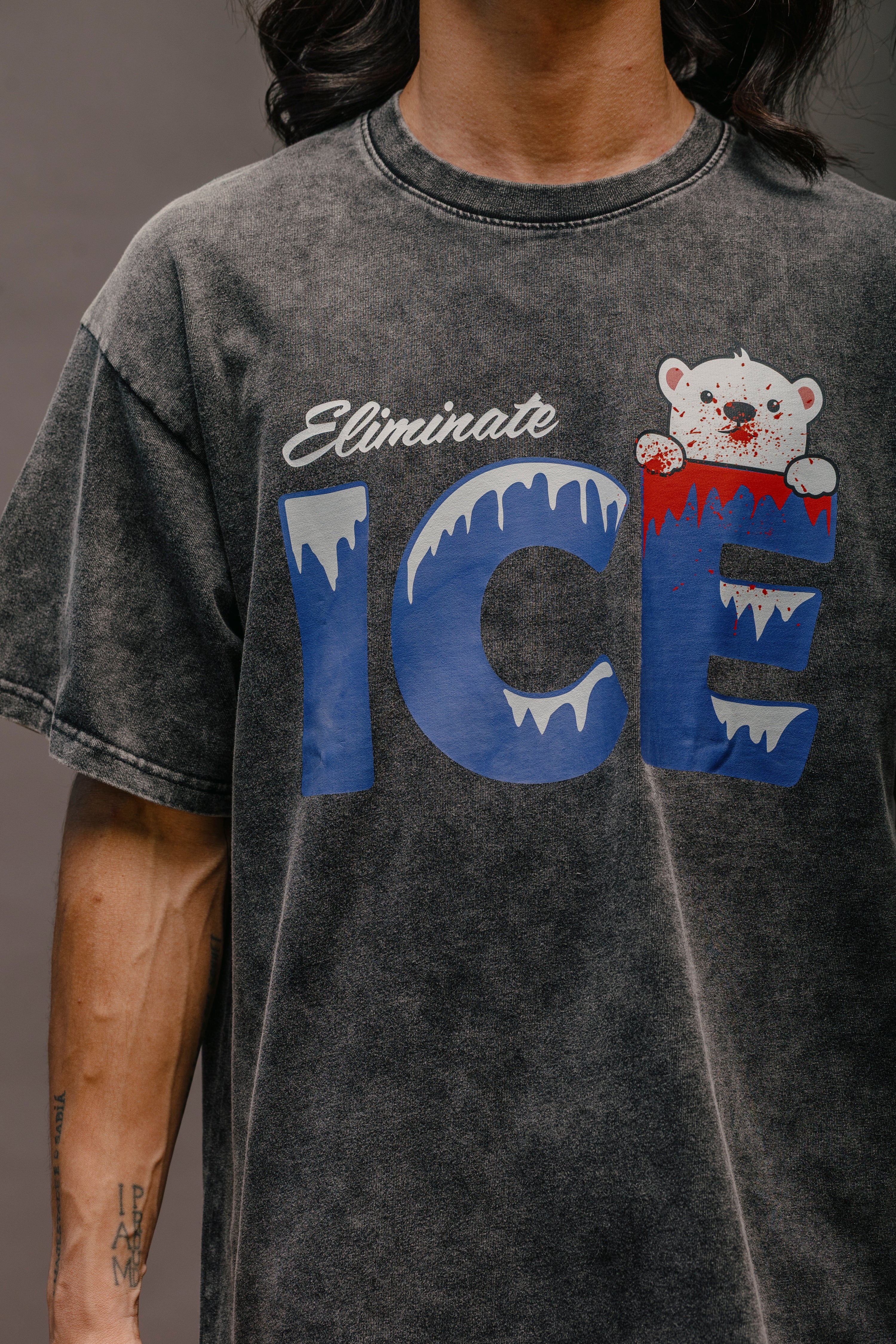 ELIMINATE ICE TEE: ACID WASH