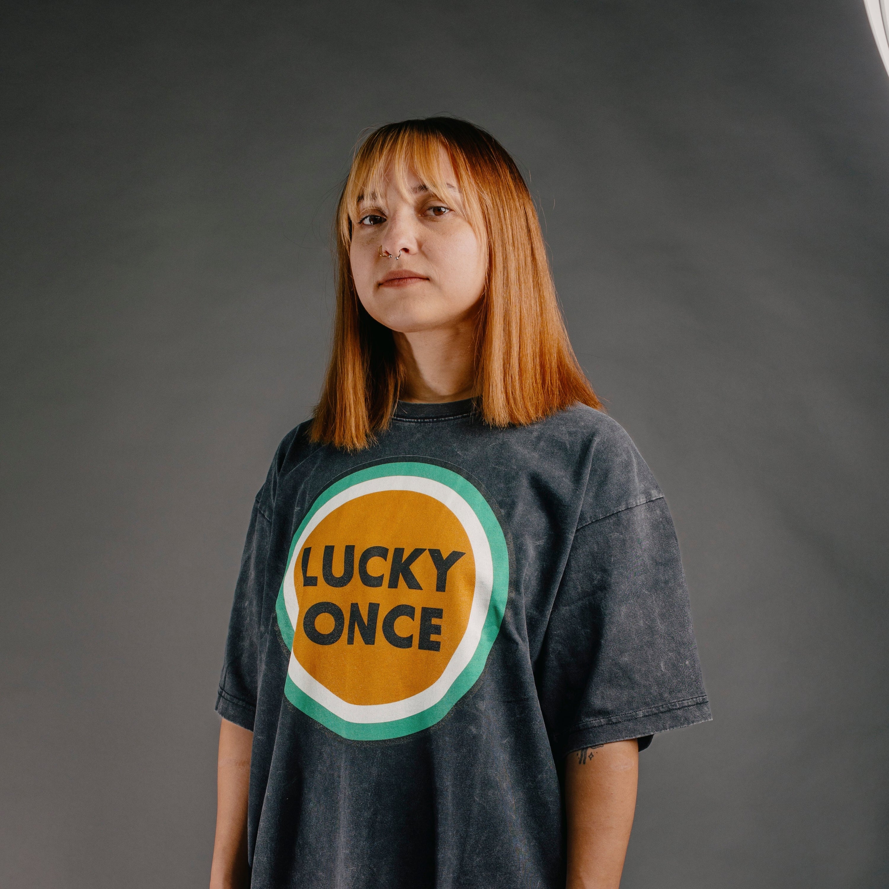 LUCKY ONCE STONEWASHED TEE