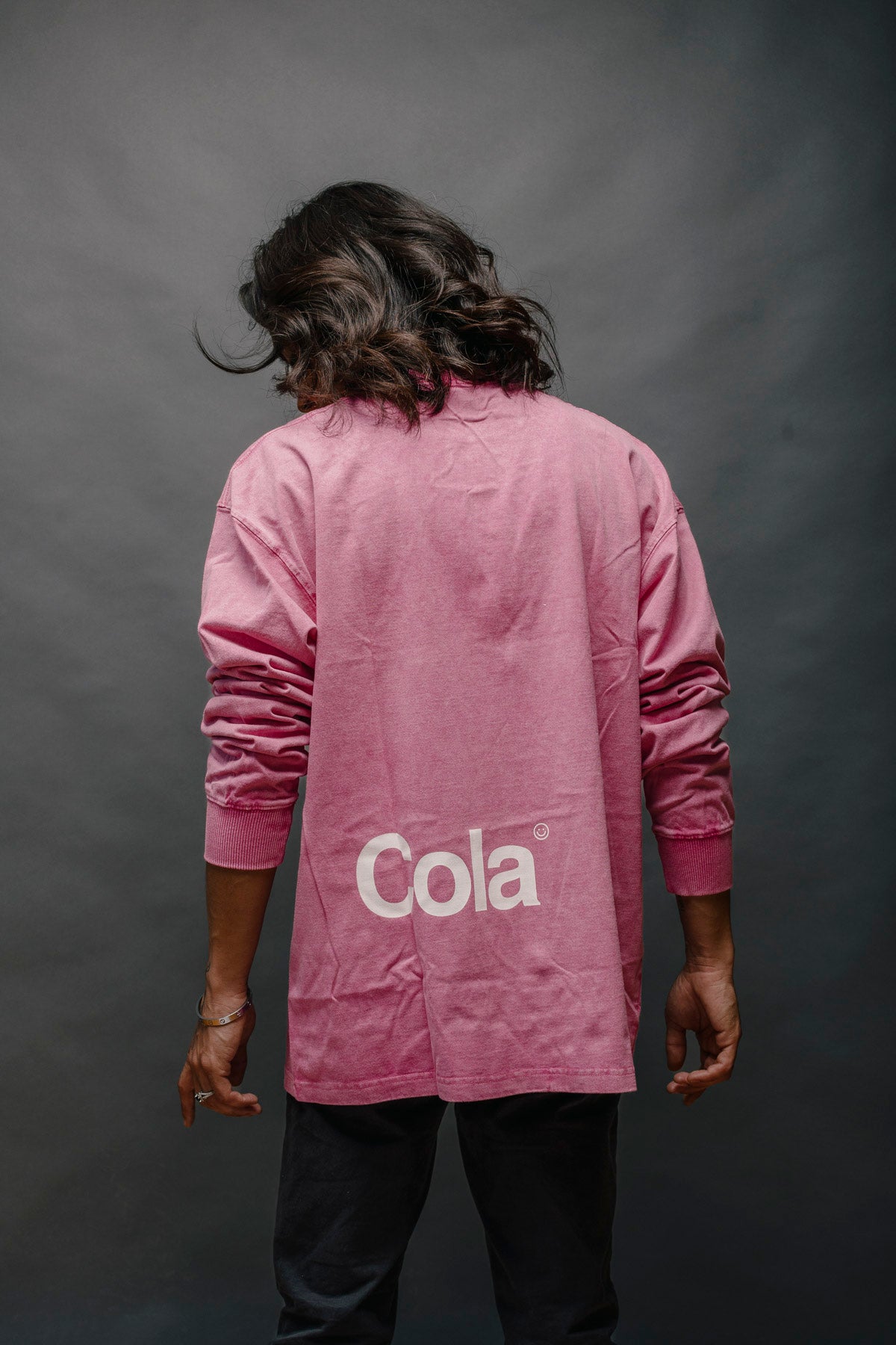 AILEEN WUORNOS: PINK ACID WASH LONG SLEEVES