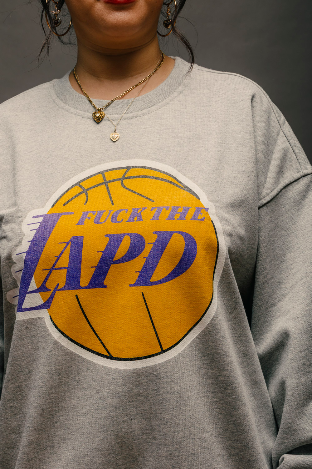 FUCK THE LAPD CREWNECK SWEATSHIRT